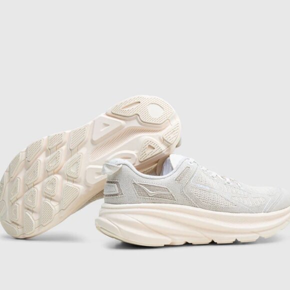 Hoka One One Vibrant Bloom U CLIFTON ONE9 BP - ALABASTER / CIELO BLUE Men's 13 - Picture 12 of 13